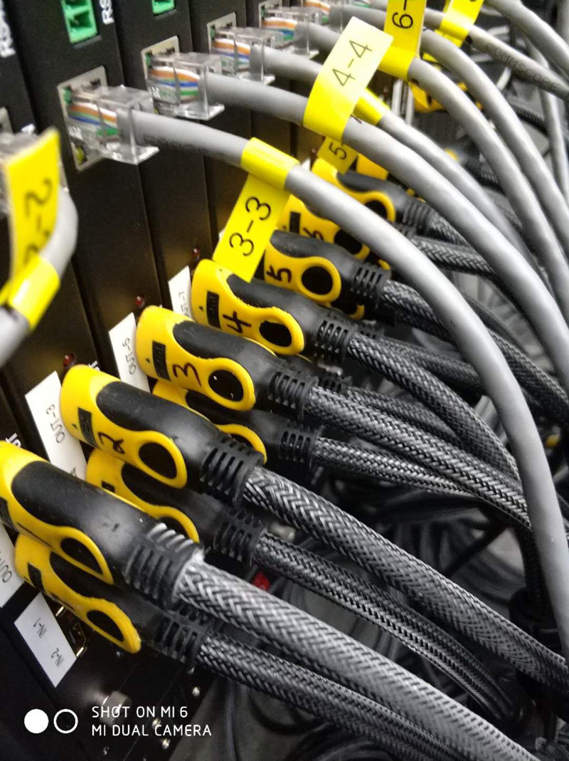 機房綜合布線標簽、標識細節